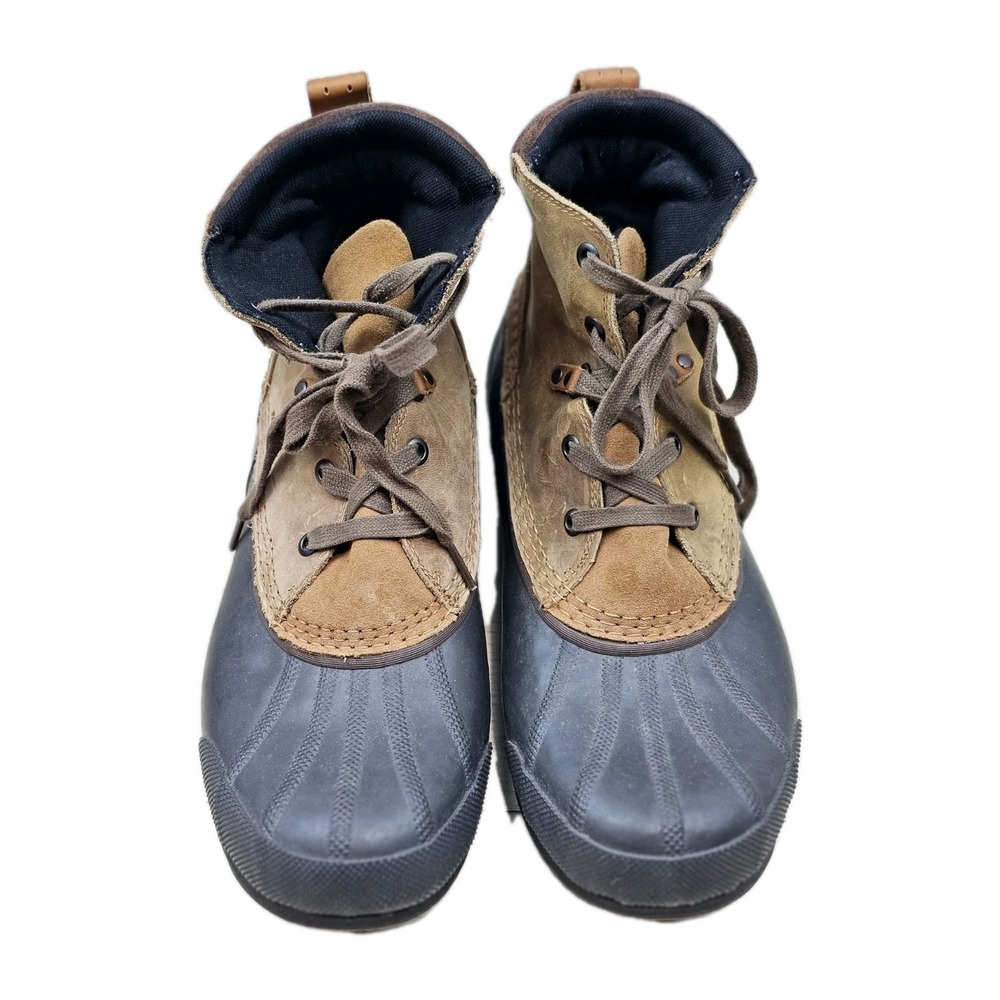 Sorel Cheyanne II Waterproof Duck Boots Mens 11 Elk Brown Leather NM2101-286
